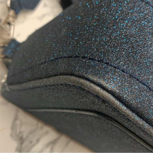 Vintage Havana Lavender Navy Blue Glitter Cross Body - Picture 10 of 10